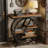 Compact Industrial End Table With 4-Tier Storage, Perfect For Small Spaces And Modern Decor.-1409194870