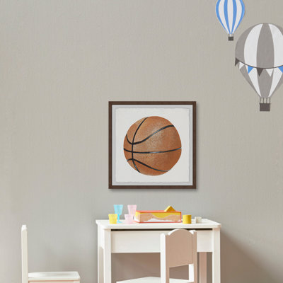 Impression encadrée «Jouons au basketball» par Marionville