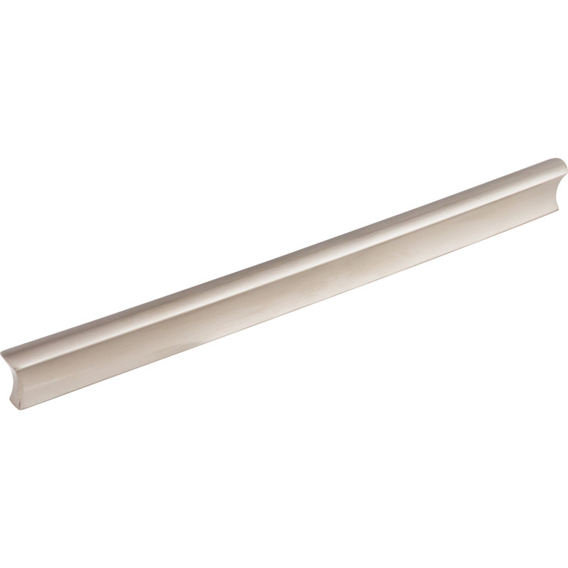 Glacier Finger pull, Brushed Satin Nickel, 9 15/16" Center to Center