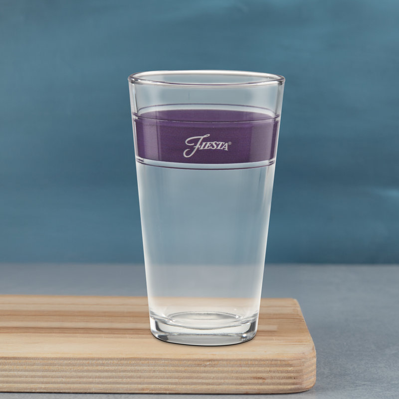 Ensemble de 4 verres refroidisseurs effilés à cadre lavande Fiesta