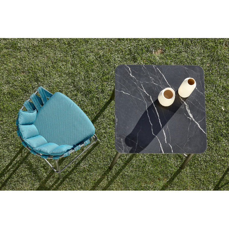 Hub Square Dining Table, Black