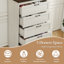 Tall Farmhouse 5 Drawer Dresser