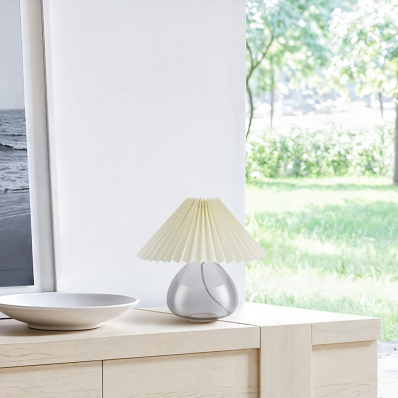 Lampe de bureau Carmella, gris