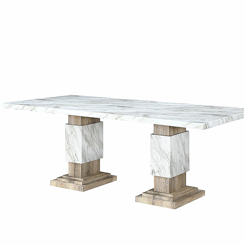 STACEY BEIGE DINING TABLE