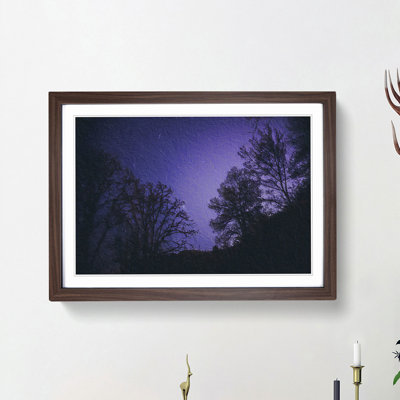 Purple Stars - Picture Frame Painting Print