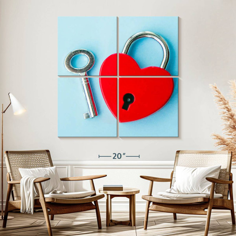 Hardie Heart Padlock And Key