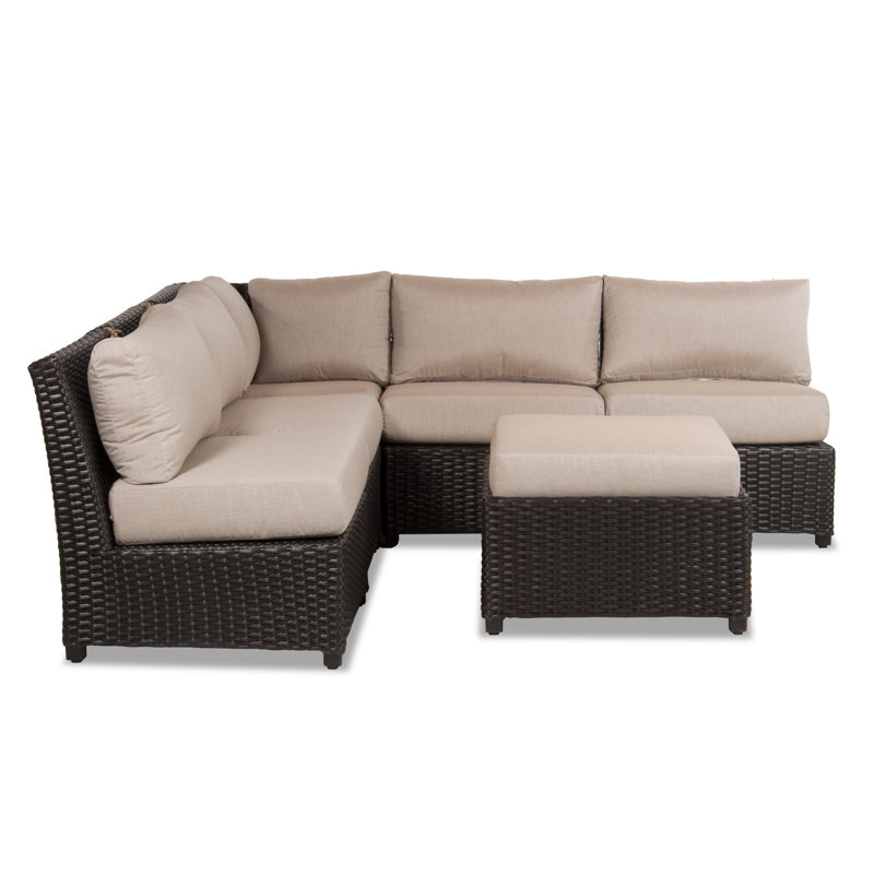 Siesta Key Outdoor 5 - Seat Patio Sectional