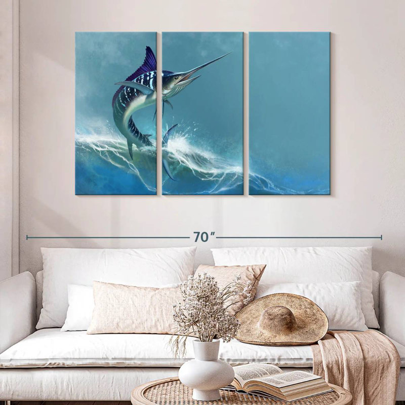 Brampt Marlin Jump, 32" H x 50" W