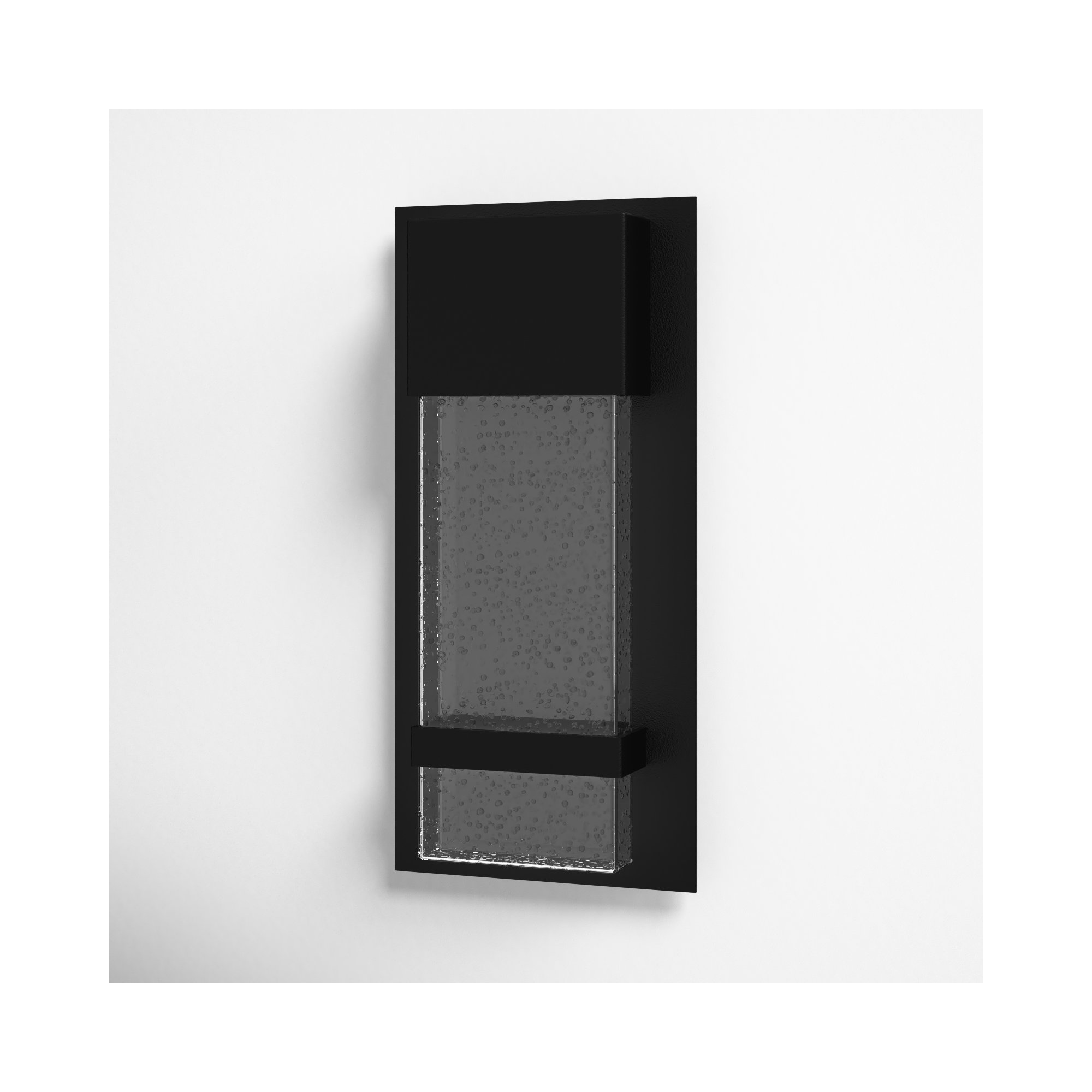 Ayoka Single Light Novelty Outdoor Aluminum LED Wall Light, 13.75" H x 6.5" W x 2.5"