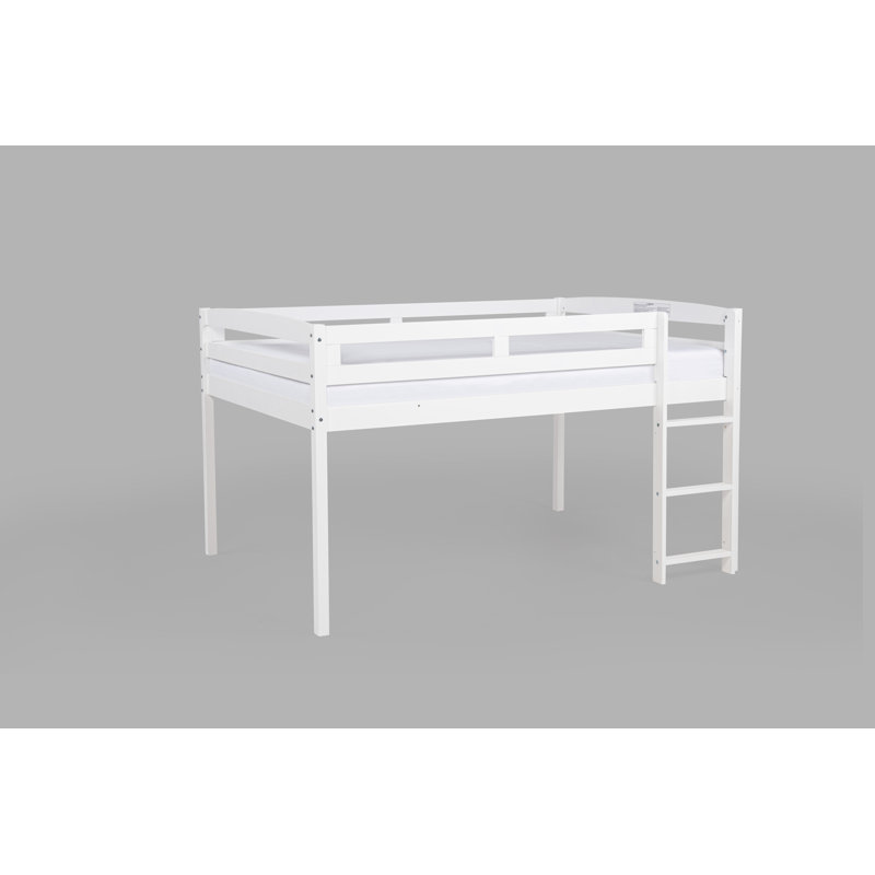 Alique Kids Loft Bed, Full, White