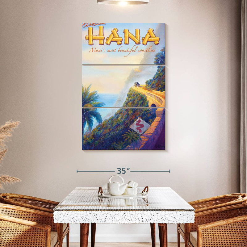 Nicci Visit Hana, 50" H x 32" W