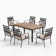 Rectangular 6 - Person 64" Long Dining Set with Cushions