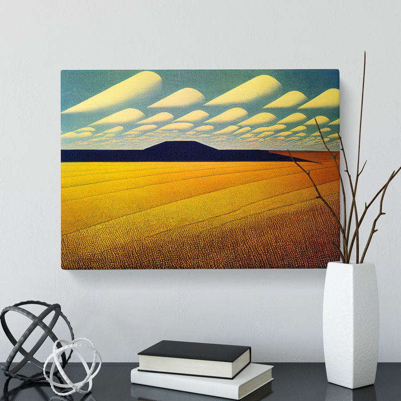 Enviable Wheat Field - Wrapped Canvas, 35cm H x 50cm W x 3cm D