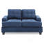 Causeuse chic transitionnelle en bleu marine-1687753563