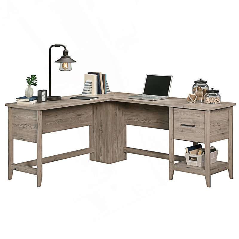 L-Shaped Desk With Ample Storage