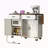 53.5''Farmhouse Kitchen Island With Power Outlet, Kitchen Storage Island With Drop Leaf, Spice Rack And Drawer, Rolling Kitchen Cart On Wheels, For Home, Kitchen And Dining Room-209949182