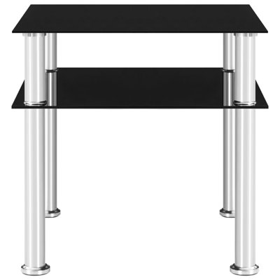 Eudora Glass Top End Table