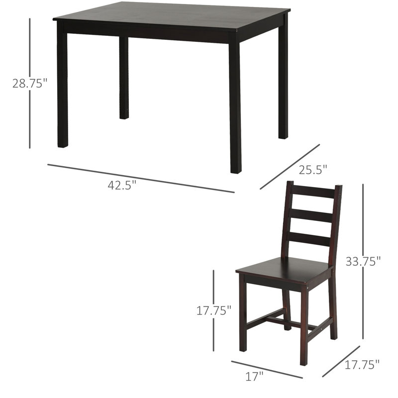 5 meubles de salle à manger, cuisine en bois et coin repas. Châtaignier brun rustique avec des textures épurées. Fabrication en pin massif. Convient aux charges lourdes. Choix compact et familial. Facile à entretenir. Pour diversifié