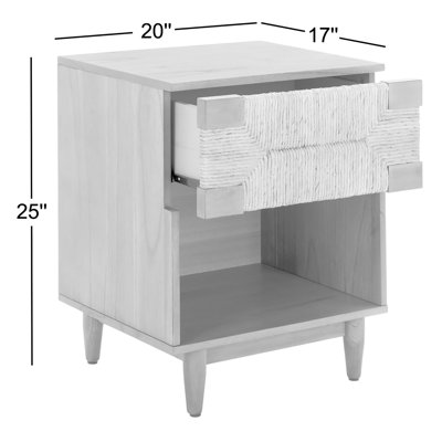 Aleja Banana Stem 1 Drawer 20" Nightstand