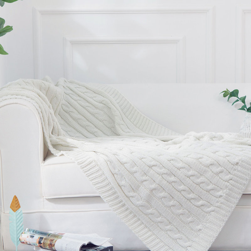 Knitted Throw Blanket
