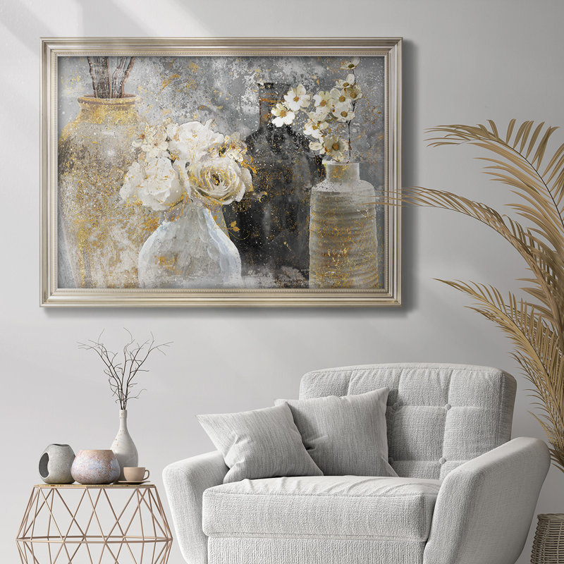 Fleur Couture - reproduction d'art sur toile, L 25 po x H 21 po