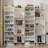 14 Tier Shoe Rack, 60" Tall Modern Shoe Organizer, Shoe Storage Cabinet With Open Cubbies, 30-pair Shoes Shelf Rack Organizer For Closet Living Room Entryway Hallway Closet, White-1725923877