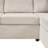 Oversized Sectional Sofa 115.3" U-Shaped Sofa With A Chaise Lounge And Three Soft Throw Pillows For Living Room-1234091009