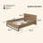 ENGINEERED WOOD  BED FRAME