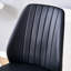 La chaise de salle à manger Black Pu (4) - prolongée, améliore le niveau de confort des utilisateurs. Les chaises 4 pièces offrent une expérience d'assise douce et confortable-887621614