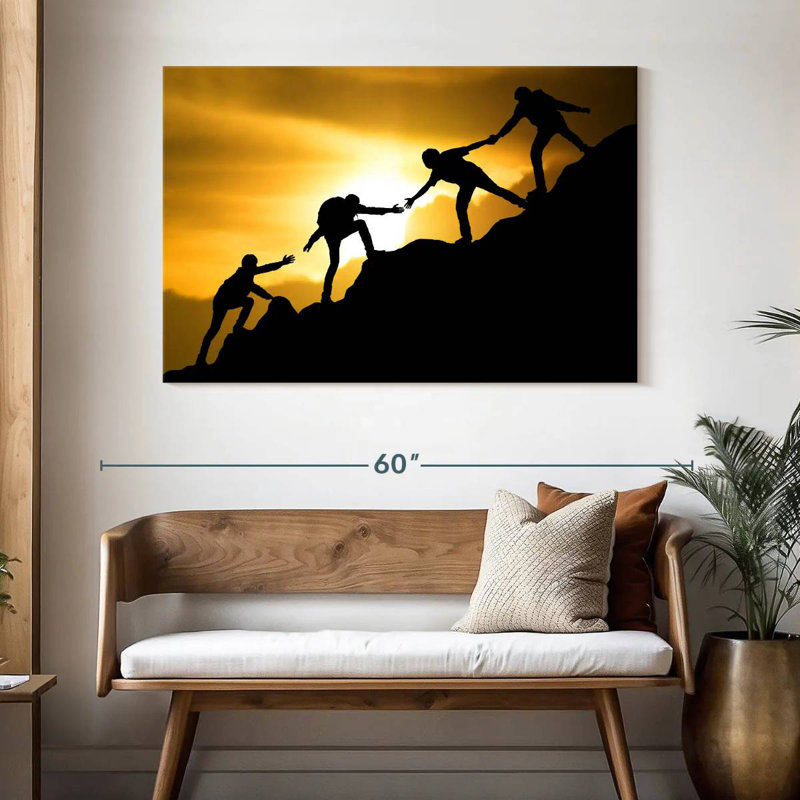 Sireci Climbing Teamwork, 32" H x 48" W