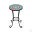 Table d'appoint de patio avec tablette-1701405262