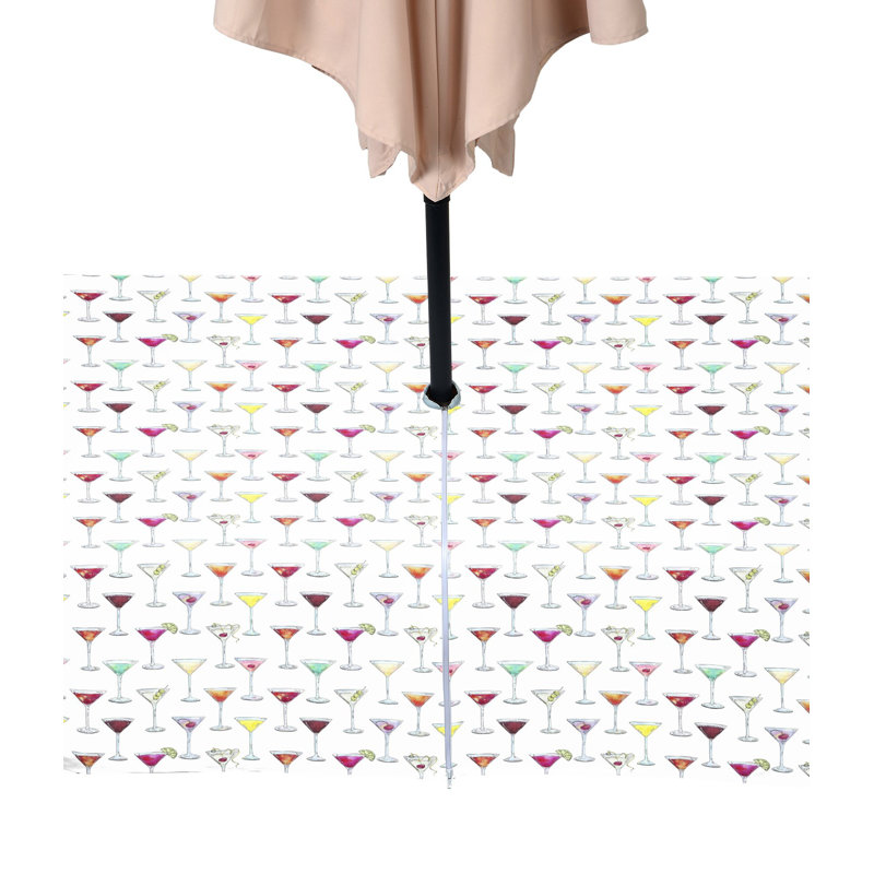 Guillermo Geometric Tablecloth, 104" x 60"
