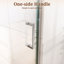 Semi-Frameless Pivot Shower Door with Magnetic Soft-Close and Zero-Leakage Protection
