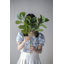 Collection S / 5 French Country Home Decor (comprend une plante artificielle, un vase, des plateaux, un tabouret et une table d'appoint)