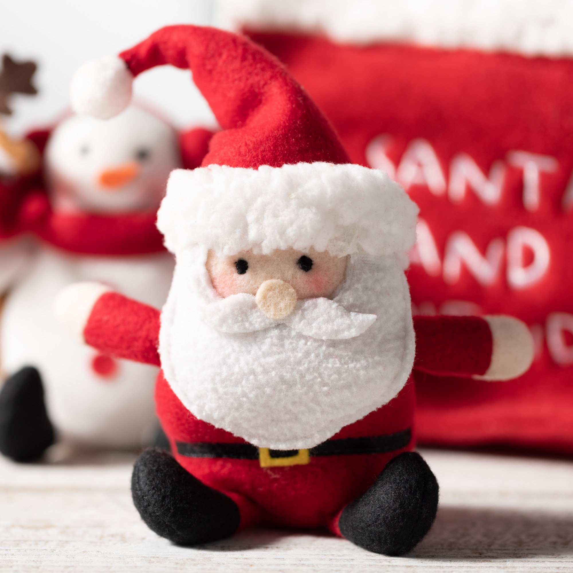 plush santa claus doll