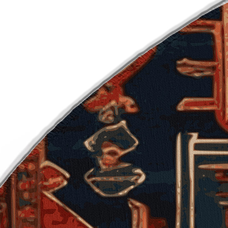 Tapis intérieur et extérieur ArtDeco, Rond 5 pi
