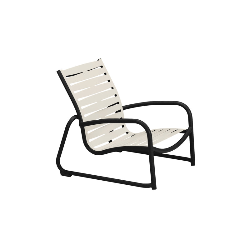 Fauteuil de patio Millennia EZ Span ™, Parchemin, Obsidienne