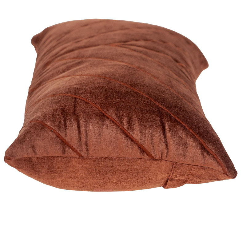 Chevron Throw Pillow, Burnt Orange