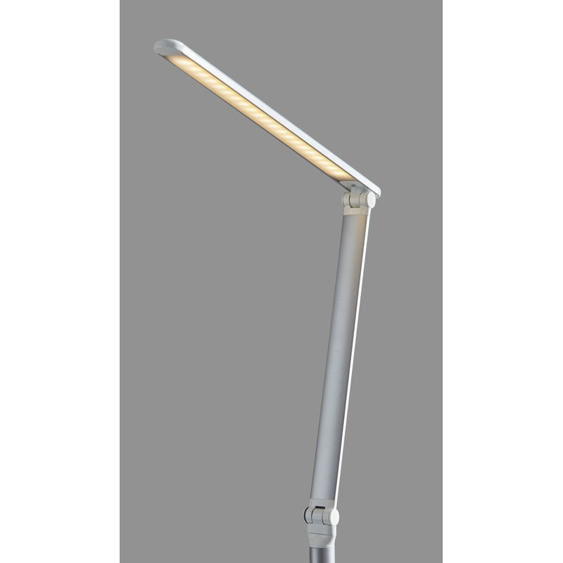 Aiza 61.5'' Silver LED Task Floor Lamp