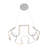 Dimsdale Modern Irregular LED Pendant Light With Remote-88364476