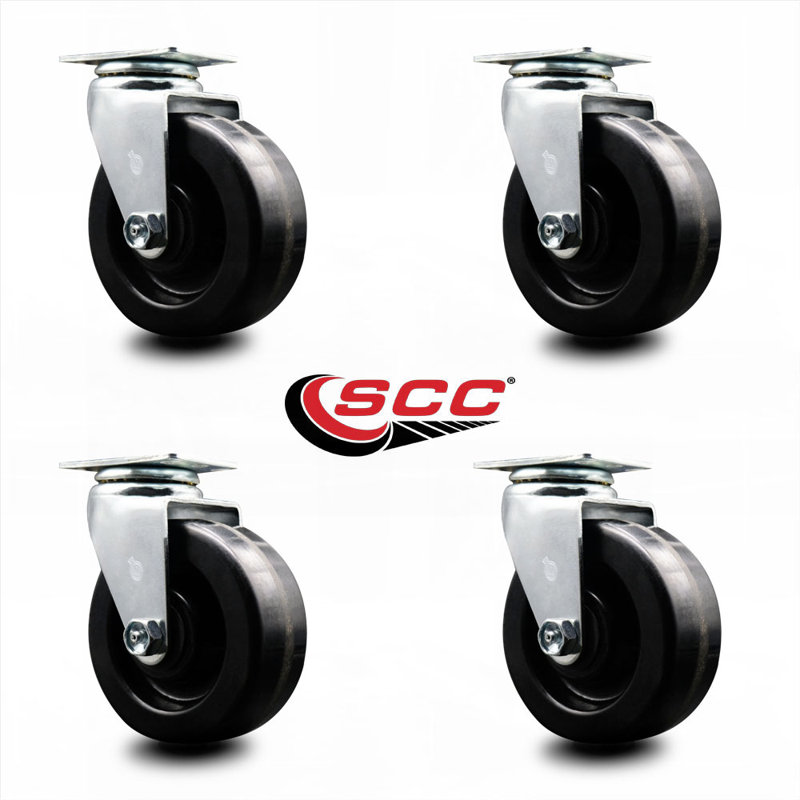 Phenolic Swivel Caster with Roller Bearings