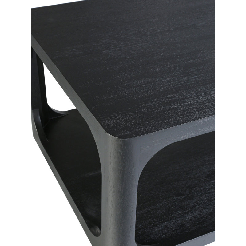 Table basse Sybil, H 18 po x l 47 po x P 28 po, Noir