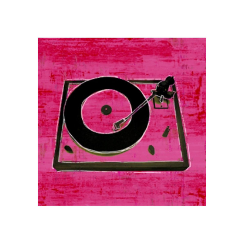 Digital Deco V Print by Sofia Fox, Image Brush Gel, 12" H x 12" W x 1.5" D