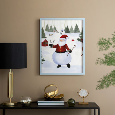«Christmas Holiday Art», reproduction encadrée CC XXVI - bois massif