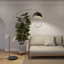 Lampe sur pied à arc 92 po à intensité variable Luna Bella-348735901