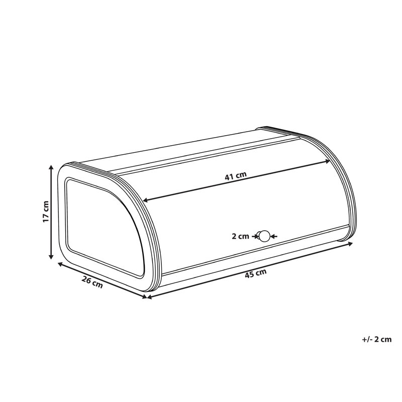 Food Storage Container, Gold