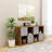 Smart Cube 8-Cube Organizer Storage with Opened Back Shelves,2 X 4 Cube Bookcase Book Shleves for Home, Office-842199855
