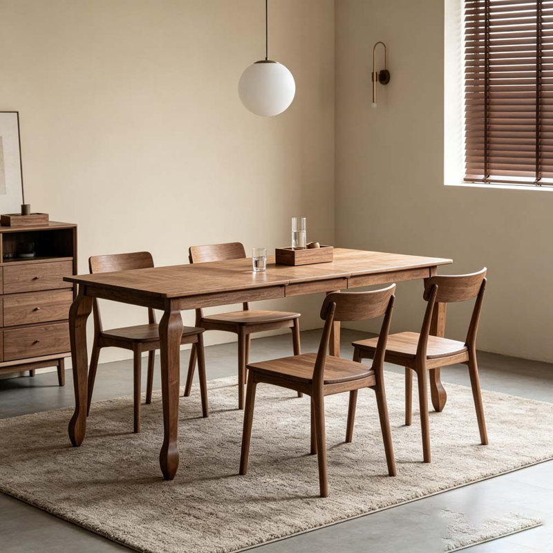 Extending Dining Table, Walnut