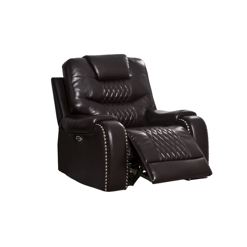 Fauteuil inclinable Horing, Brun, Électrique
