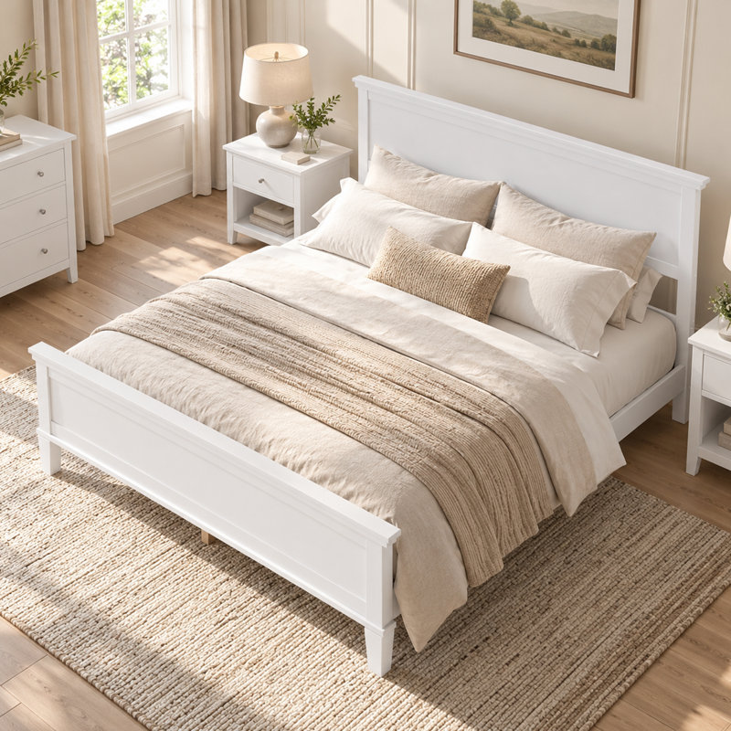 Bed, Blanc